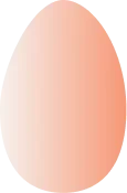 A single, smooth, light brown egg with a gradient shading, shown against a transparent background.